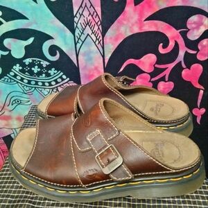 Dr Martens M10 Slip on Sandals. Vintage. Chunky. Super Low Mileage! Leather.